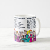 Funny Texting for Seniors Coffee Mok (Voorkant rechts)