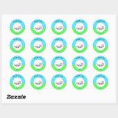 Funny Thank You (Ewe) Sheep Stickers (Vel)