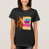 Funny Thanksgiving 67 Baseball Drip Gobble Turkey T-shirt (Voorkant)