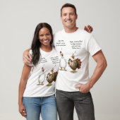 Funny Thanksgiving Big Chicken Het wordt leuk Turk T-shirt (Unisex)
