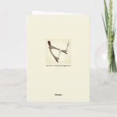 Funny Thanksgiving Feestdagen Kaart (Achterkant)