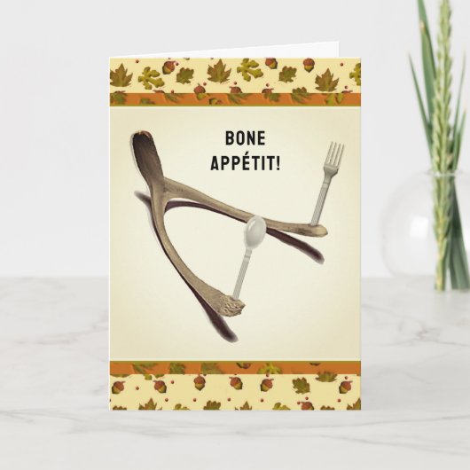 Funny Thanksgiving Feestdagen Kaart (Voorkant)