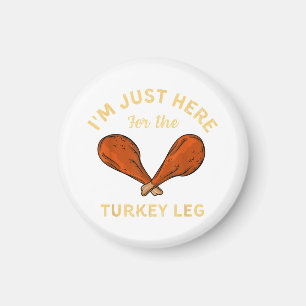 Funny Thanksgiving Food Ik ben hier voor de Turk. Magneet