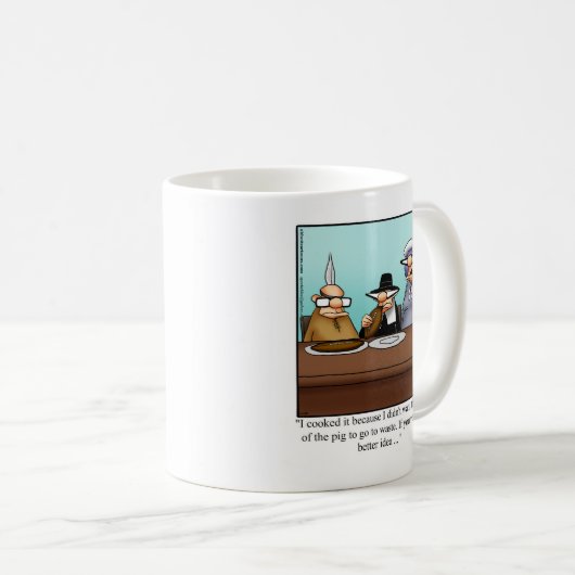 Funny Thanksgiving Football Humor Mok (Voorkant rechts)