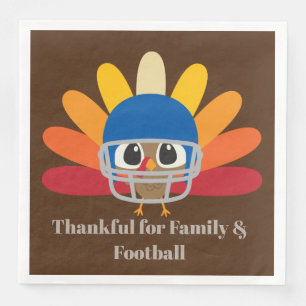 Funny Thanksgiving football turkey Servet