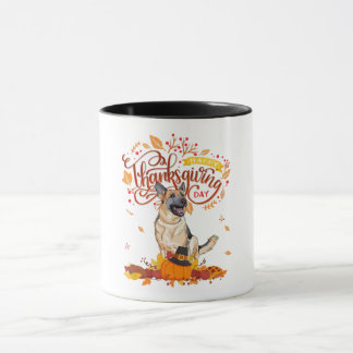Funny Thanksgiving Gifts German Shepherd Dog Mok