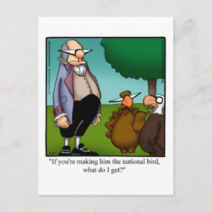Funny Thanksgiving Humor Briefkaart