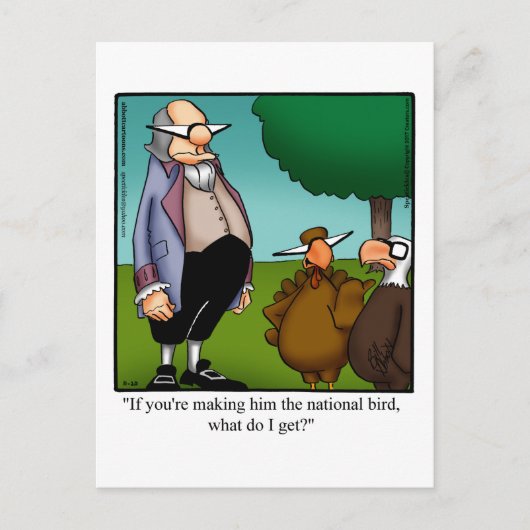 Funny Thanksgiving Humor Briefkaart (Voorkant)