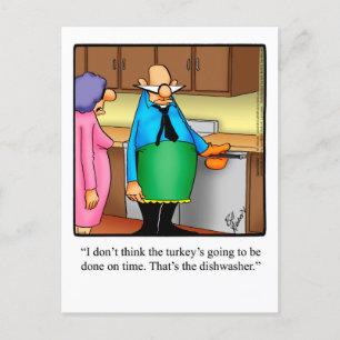 Funny Thanksgiving Humor Briefkaart