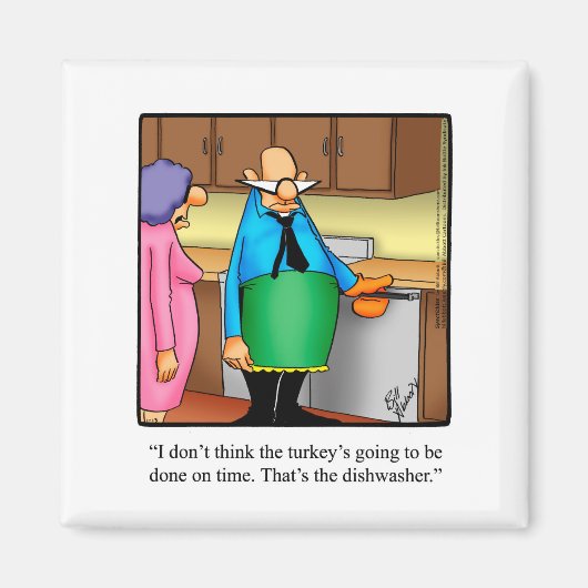 Funny Thanksgiving Humor Magnet Magneet (Voorkant)