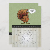 Funny Thanksgiving Kaart (Voorkant / Achterkant)