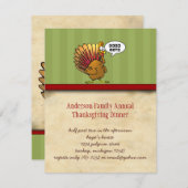 Funny Thanksgiving Kaart (Voorkant / Achterkant)