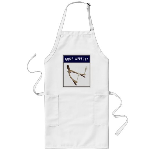 Funny Thanksgiving Long Apron Lang Schort (Voorkant)