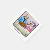 Funny Thanksgiving Party Napkins Servet (Hoek)