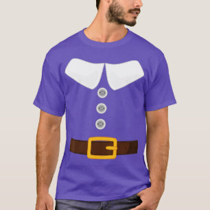 Funny Thanksgiving pelgrim kostuum kalkoen T-shirt