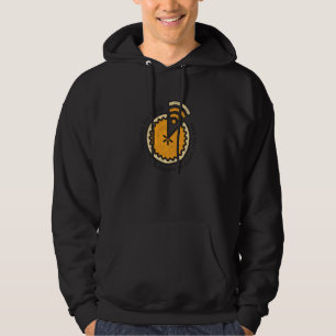 Funny Thanksgiving Quarantine Virtual Wi Fi Pumpki Hoodie