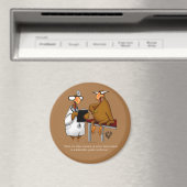 Funny Thanksgiving Refrigerator Magnet (In Situ (Lave-vaisselle))