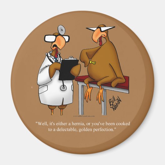 Funny Thanksgiving Refrigerator Magnet (Devant)