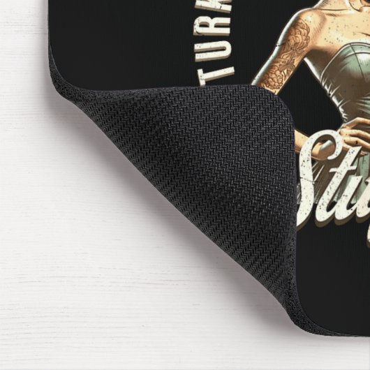 Funny Thanksgiving Retro N Up Inappropriate Stuffe Muismat (Hoek)