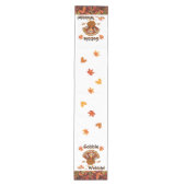 Funny Thanksgiving Table Runner Medium Tafelloper (Voorkant)