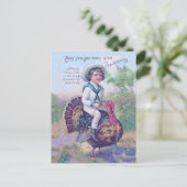 Funny Thanksgiving Turkije Feestdagenkaart (Staand voorkant)