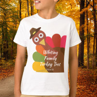 Funny Thanksgiving Turkije trot familie aan