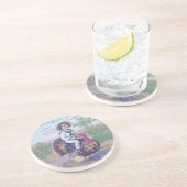 Funny Thanksgiving Turkije Zandsteen Onderzetter (Zijkant)