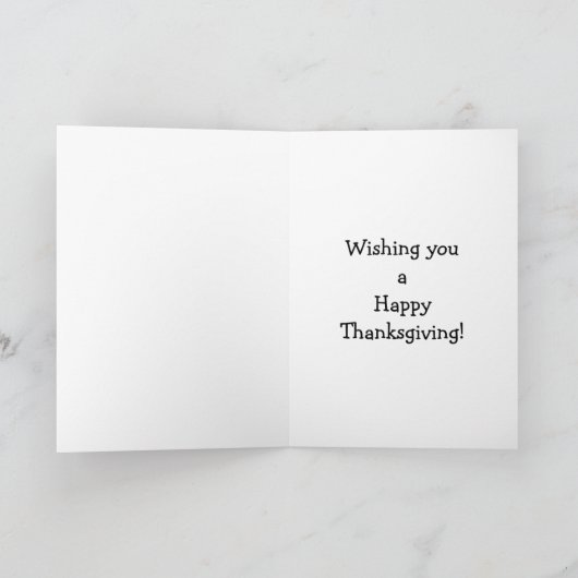 Funny Thanksgiving Wenskaart "Spectickles" Feestdagen Kaart (Binnen)