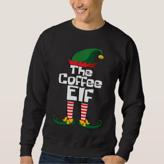 Funny the Coffee elf Christmas family group matchi Trui