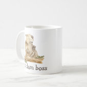 Funny the Dam Boss Beaver Gift Koffiemok (Voorkant links)