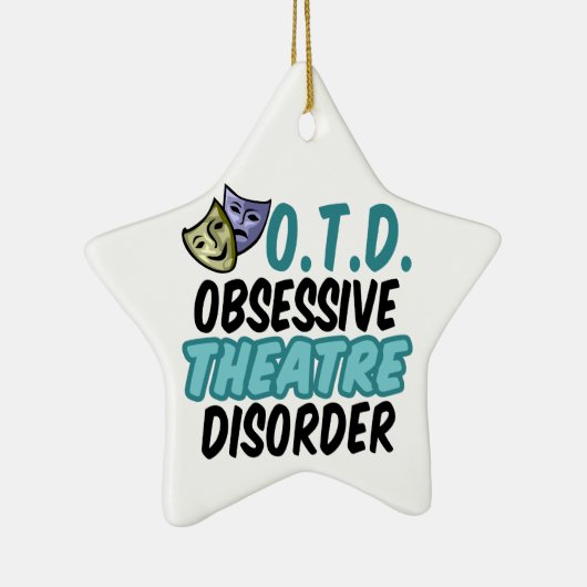 Funny Theater Keramisch Ornament (Rechts)