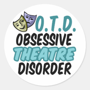 Funny Theater Ronde Sticker