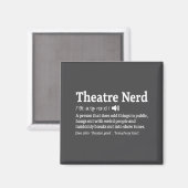 Funny Theatre Nerd Definition Musical Theater  Magneet (Voorkant / Achterkant)