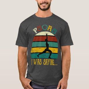 Funny TherapyPsoas i was Gezegde Retro T-shirt