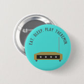 Funny  Theremin Button of Pin (Voorkant /achterkant)