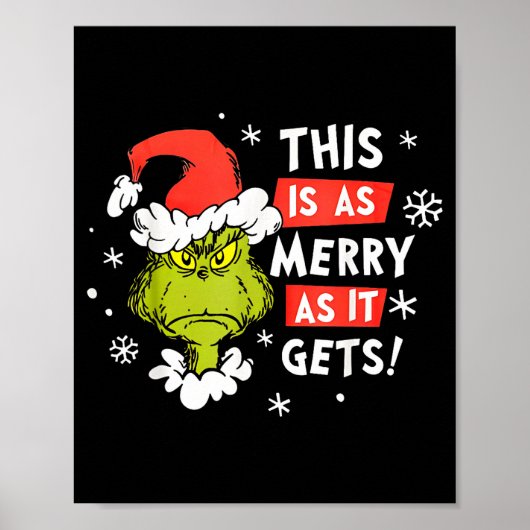 Funny This Is As Merry As It Gets Christmas, Sarca Poster (Voorkant)