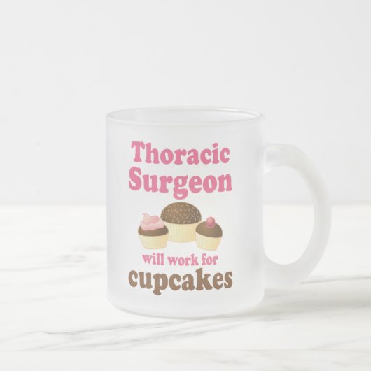Funny Thoracic Surgeon Matglas Koffiemok (Rechts)