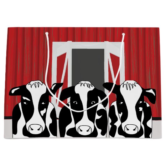 Funny Three Cow LGB Groot Cadeauzakje (Voorkant)