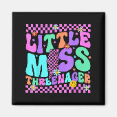 Funny Threenager Happy 3rd Bday Party 3 Years Old  Magneet (Voorkant)