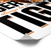 Funny Tiger Animal Always Be Yourself Unless You C Poster (Hoek)