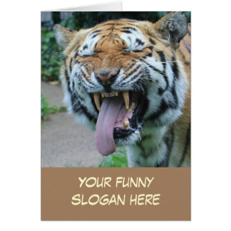 Funny Tiger Foto om jezelf aan te passen