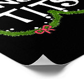 Funny Tinsel Matching Jingle Christmas Couples Poster (Hoek)