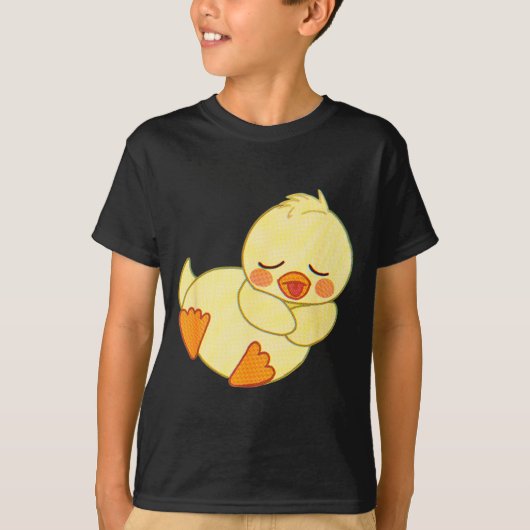 Funny Tired As Duck I Love Cute Ducklings Quote Gi T-shirt (Voorkant)