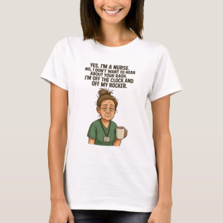 Funny Tired Nurse Collectie T-shirt