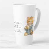 Funny Tired Orange Cat Coffee Mug Custom Name Quot (Angle droit)