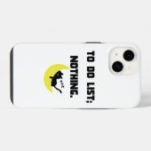 Funny 'TO DO LIST: NOTHING.' Quote iPhone  Case  Hoesje (Achterkant horizontaal)