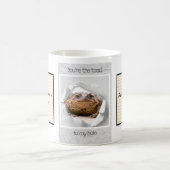 Funny toad Valentijnsdag gift Koffiemok (Center)