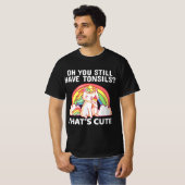 Funny Tonsil Removal Surgery Recovery Gift Tonsill T-shirt (Voorkant volledig)