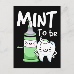 Funny Toothpaste Humor Dentist Dental Assistant Briefkaart