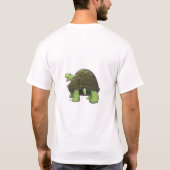 Funny Tortoise Dad Mannen T-Shirts (Achterkant)